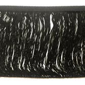 Vágott végű rojt 25 cm hosszú - BLACK - FEKETE